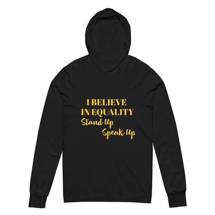 Equality Hooded long-sleeve tee