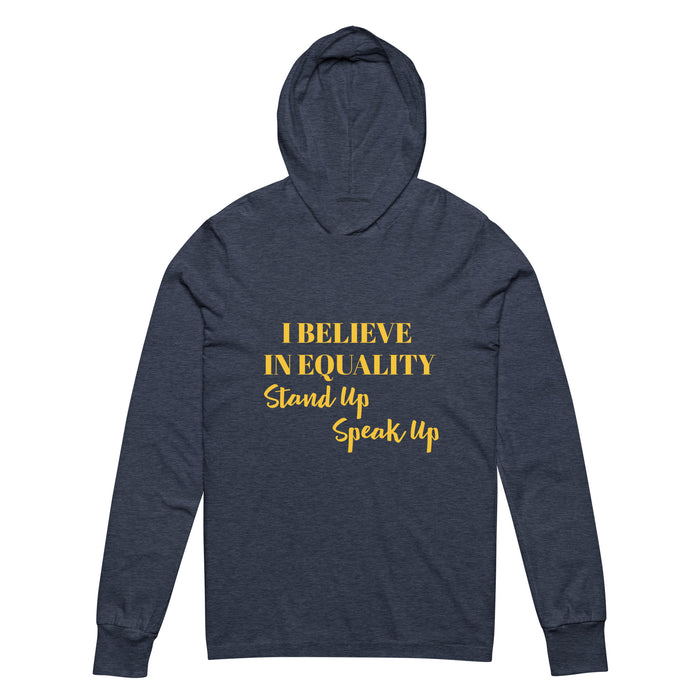 Equality Hooded long-sleeve tee