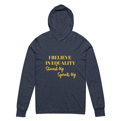 Equality Hooded long-sleeve tee