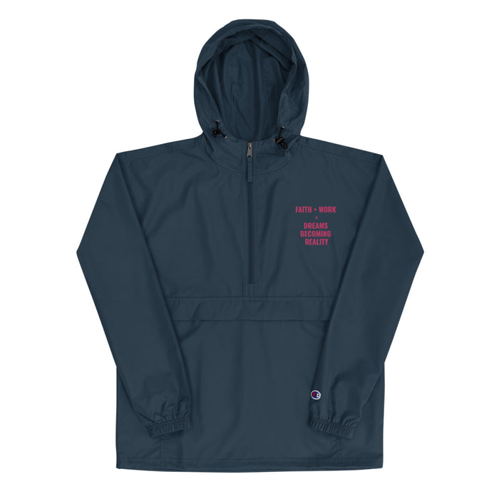 Faith + Work Embroidered Champion Packable Jacket