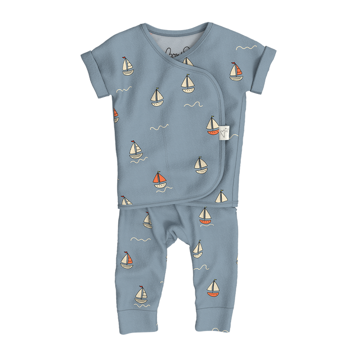 Footless Short Sleeve - Ahoy Baby - Outlet