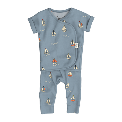Footless Short Sleeve - Ahoy Baby - Outlet