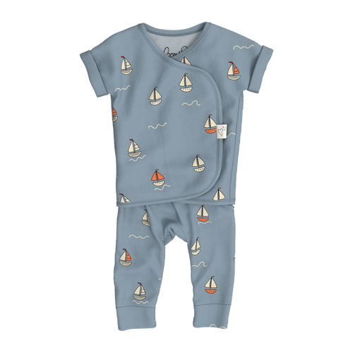 Footless Short Sleeve - Ahoy Baby - Outlet