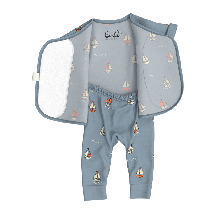 Footless Short Sleeve - Ahoy Baby - Outlet
