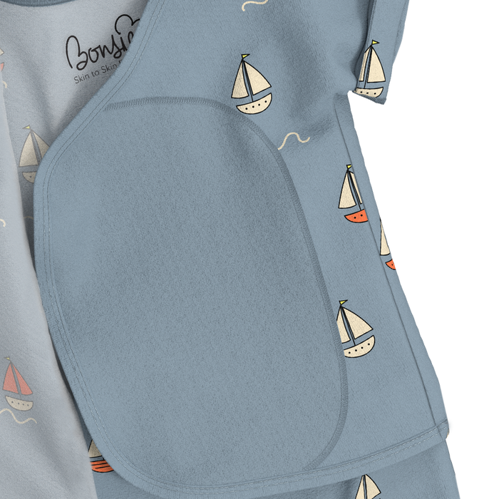 Footless Short Sleeve - Ahoy Baby