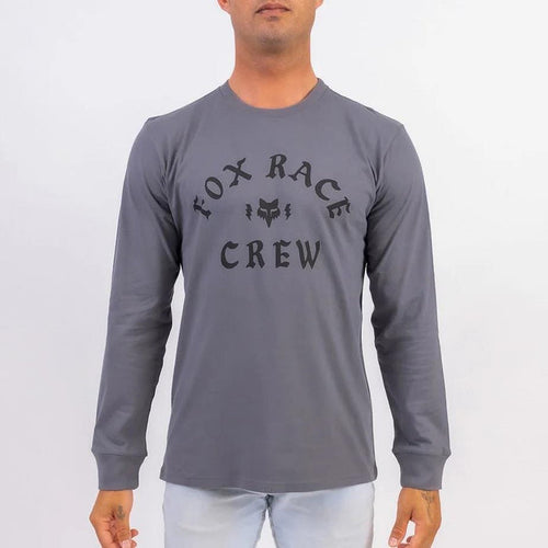 Fox Mens Brand Ext Long Sleeve Tee Pewter | Fox