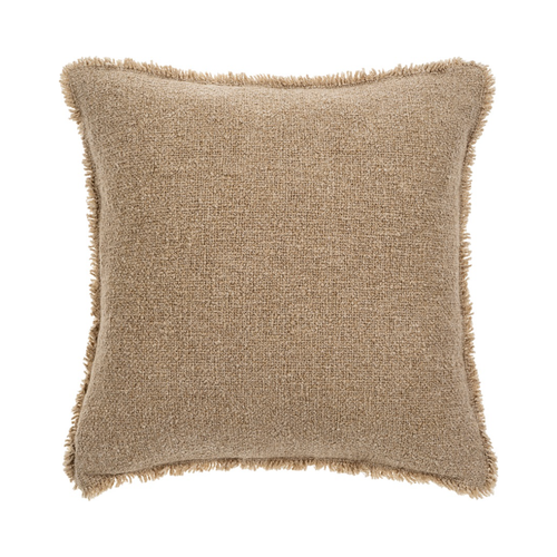 Fringed Boucle Cushion