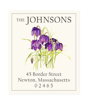 Fritillaria - Return Address Labels