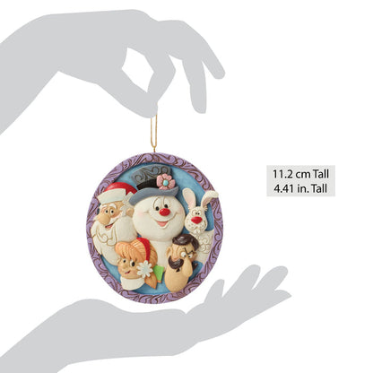 Frosty the Snowman by Jim Shore | Frosty and Characters Ornament | Hanging Ornament