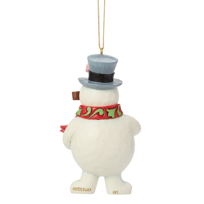 Frosty the Snowman by Jim Shore | Frosty Dated 2026 Wreath H/O | Hanging Ornament