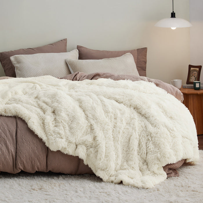 Fuzzy Faux Fur Blanket