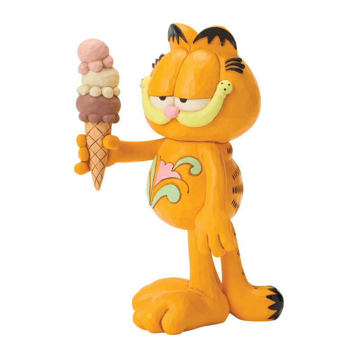 Garfield by Jim Shore | Garfield with Ice Cream | Figurine