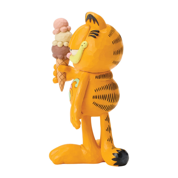 Garfield by Jim Shore | Garfield with Ice Cream | Figurine