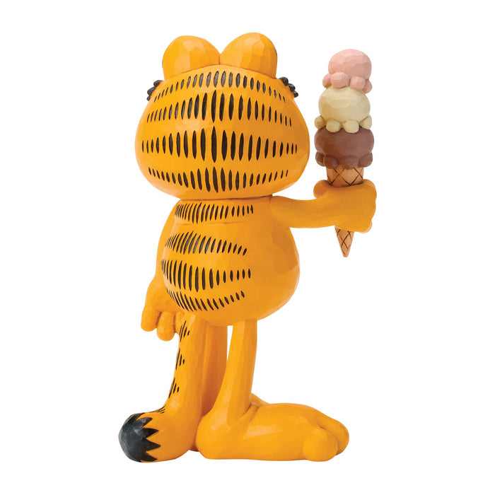 Garfield by Jim Shore | Garfield with Ice Cream | Figurine