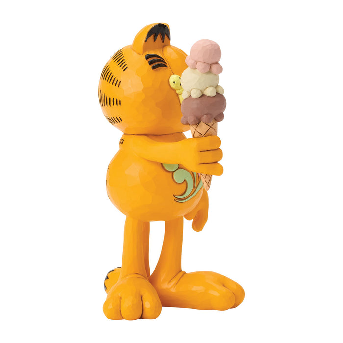 Garfield by Jim Shore | Garfield with Ice Cream | Figurine