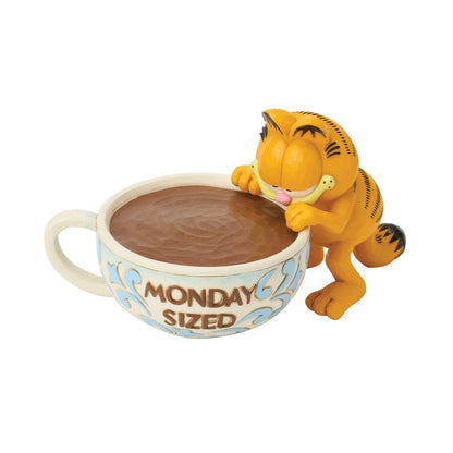 Garfield by Jim Shore | Garfield with Oversized Coffee | Figurine
