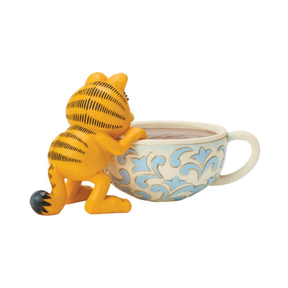 Garfield by Jim Shore | Garfield with Oversized Coffee | Figurine