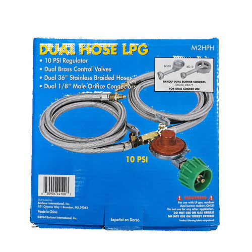Gas Line Hose and Regulator for Gas 16"x34" Finisher