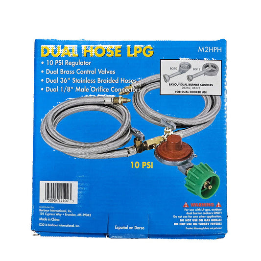Gas Line Hose and Regulator for Gas 16"x34" Finisher