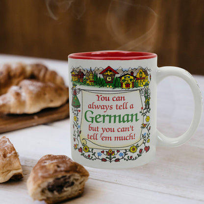 German Gift Idea Coffee Mug "Tell A German…"