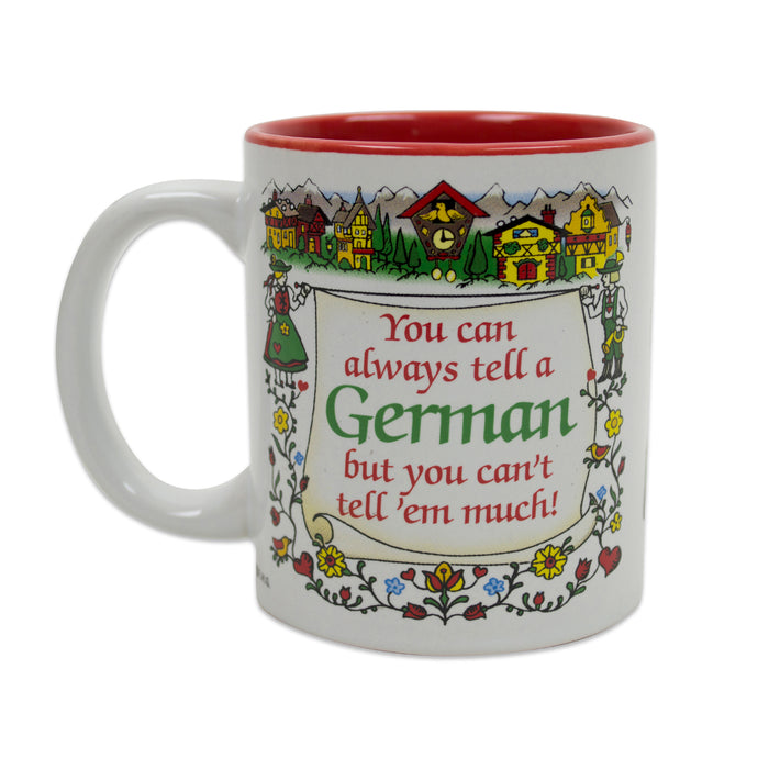 German Gift Idea Coffee Mug "Tell A German…"