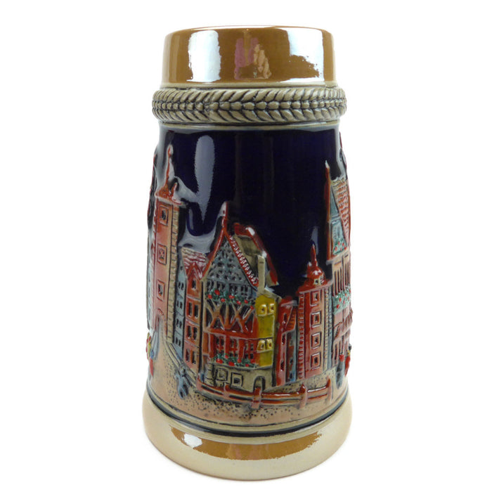 German Village Beer Stein without Lid - ScandinavianGiftOutlet