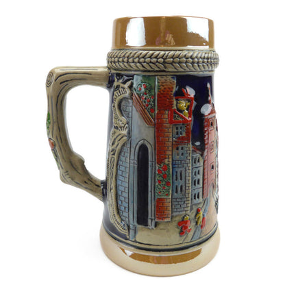 German Village Beer Stein without Lid - ScandinavianGiftOutlet