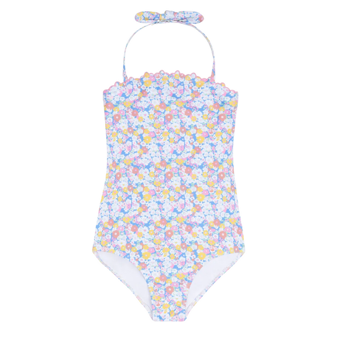 girls jasmine blossom halter one piece