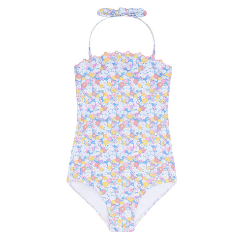 girls jasmine blossom halter one piece