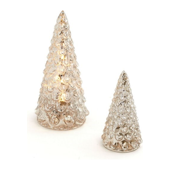 Glass Christmas Tree 7"