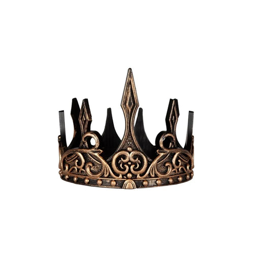 Great Pretenders Medieval Crown - Gold/Black-11550-Pumpkin Pie Kids Canada