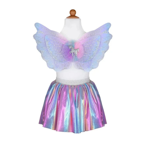 Great Pretenders Unicorn Skirt & Wing Set-42115 4-6-Pumpkin Pie Kids Canada