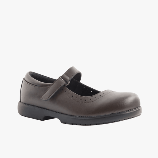 Green Cross Girls Mary Jane School Shoe Brown | Green Cross