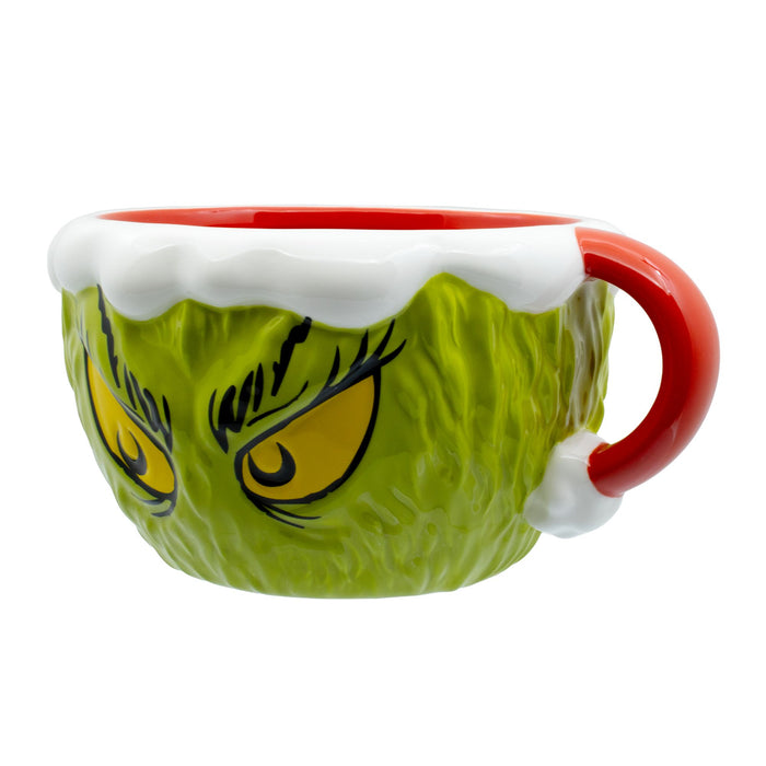 Grinch | Santa Grinch Sculpted Mu | Mug