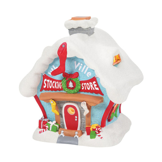 Grinch Villages | WHO-VILLE STOCKING STORE | Lighted Buildings