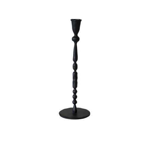 Hand-Forged Iron Taper Holder