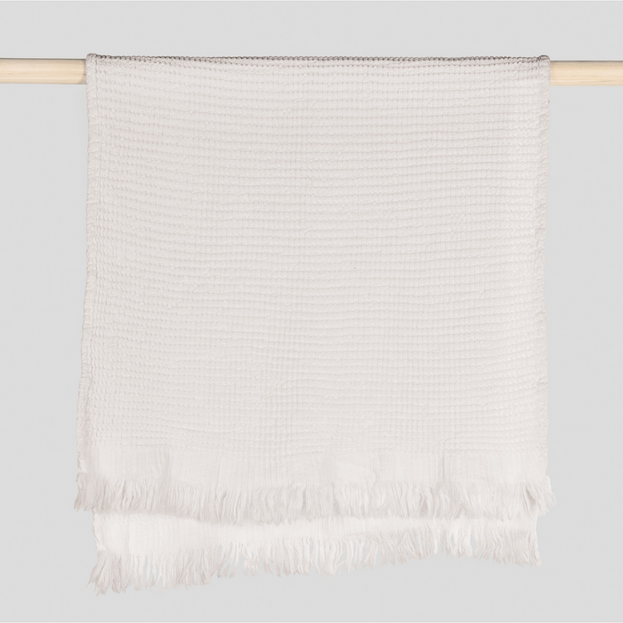 Hand Towel - Wave - White