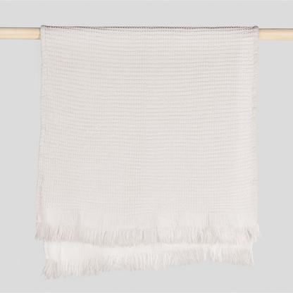 Hand Towel - Wave - White