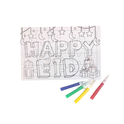 Happy Eid Puzzle LITTLE MUSLIM CRAFT