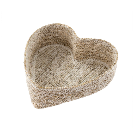 Heart Seagrass Basket