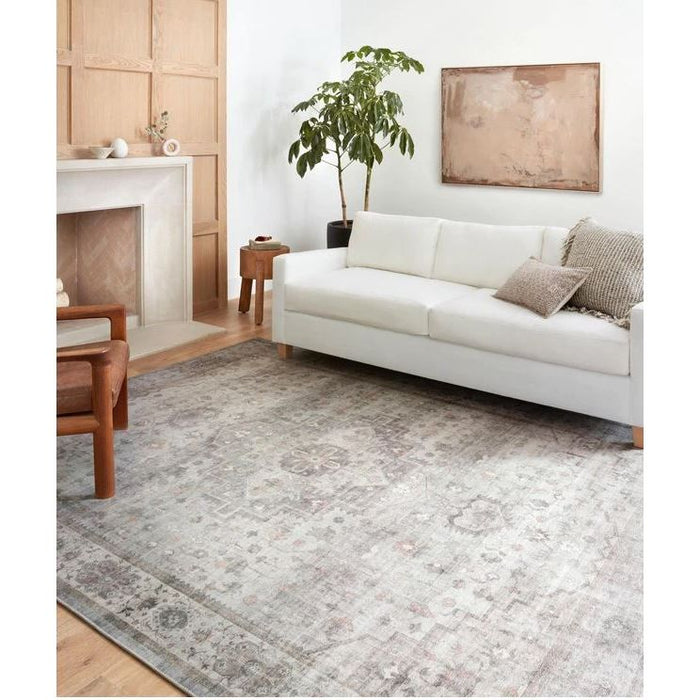 Heidi Rug Collection- Dove/Blush