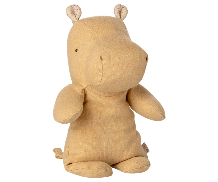 Hippo, Small - Cream yellow
