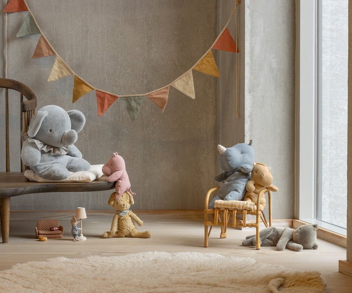Hippo, Small - Cream yellow