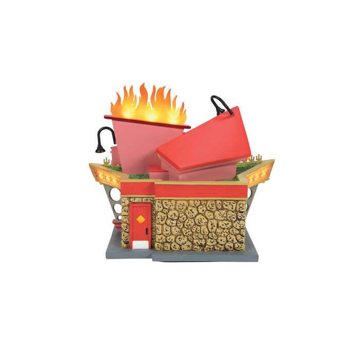 Hot Properties Village | Dante's Inferno Lounge | Lighted Buildings
