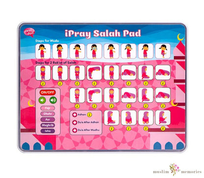 iPray Salah Pads (Girl) Now with Kickstand & Lights! Muslim Memories