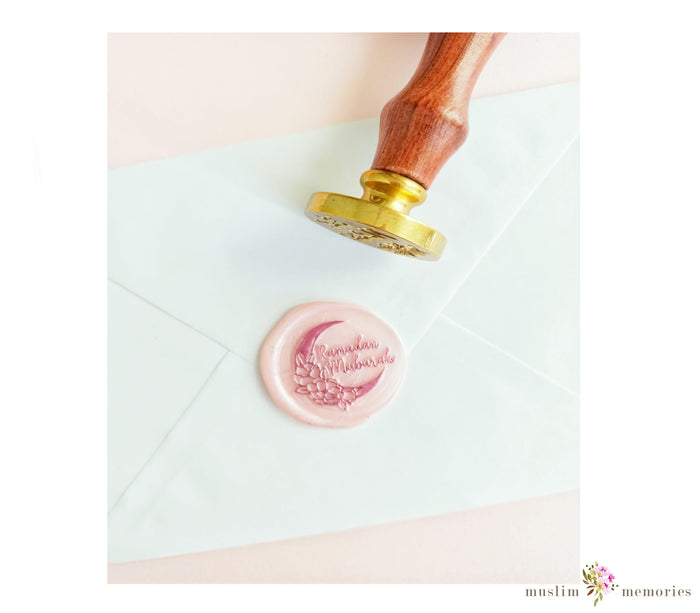 RAMADAN FLORAL MOON WAX STAMP