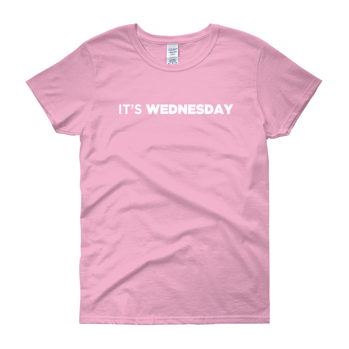 It's Wednesday (We Wear Pink) Women's Short Sleeve T-Shirt