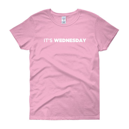 It's Wednesday (We Wear Pink) Women's Short Sleeve T-Shirt