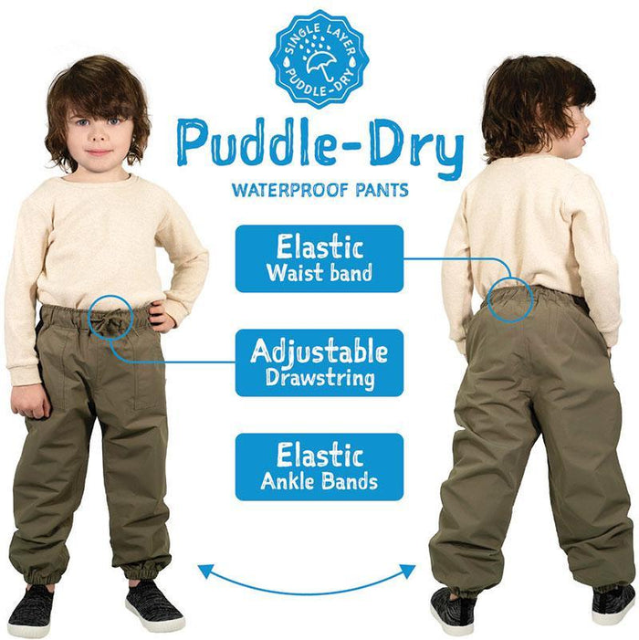 Jan & Jul Puddle-Dry Rain Pants - Black-WPS-BLK 2-Pumpkin Pie Kids Canada