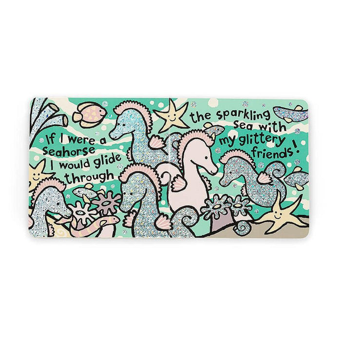 Jellycat If I Were A Seahorse Board Book-BB444SH-Pumpkin Pie Kids Canada